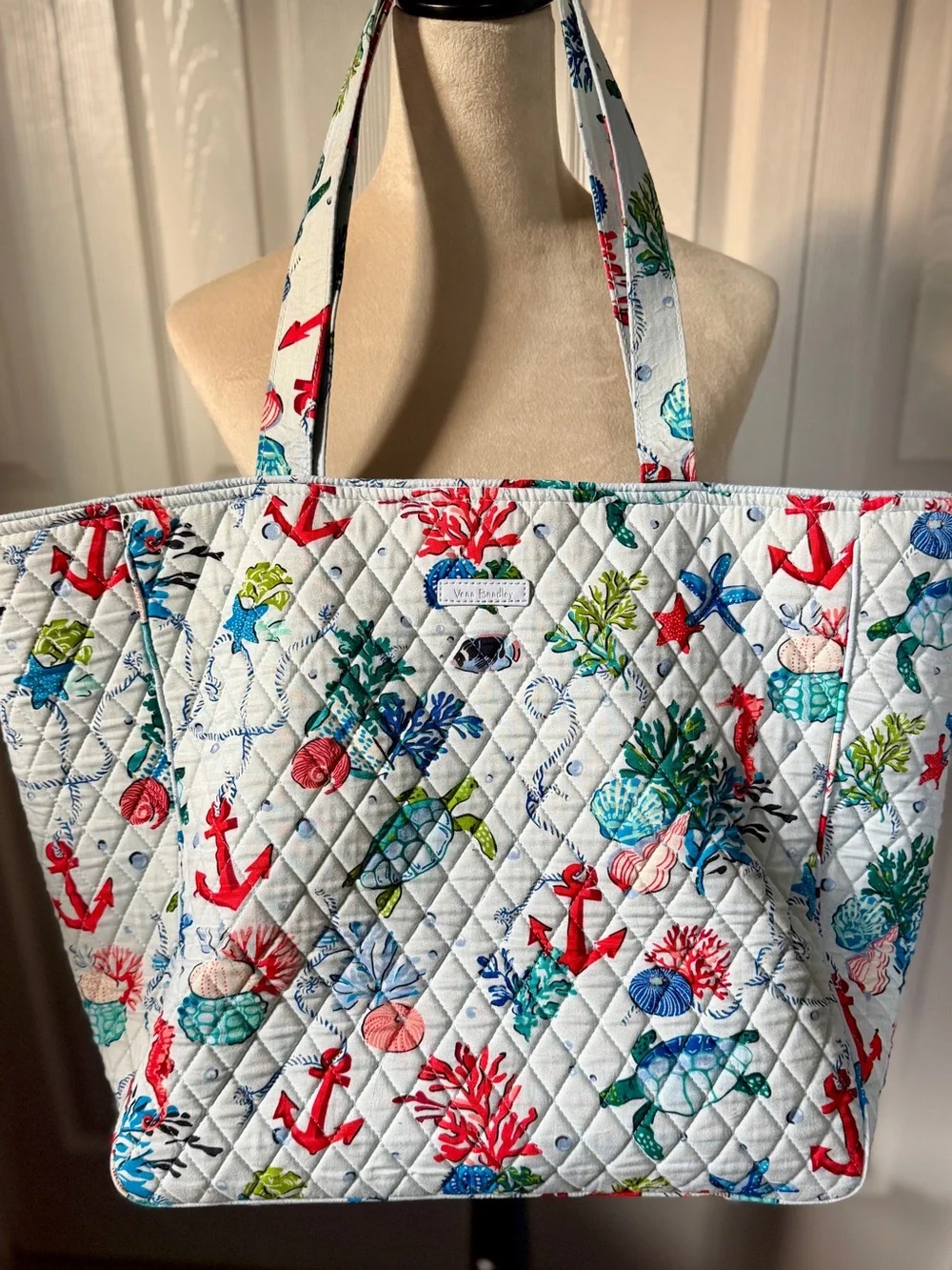 Vera Bradley Grand Tote and wallet crossbody Anchors Aweigh - Picture 5 of 13
